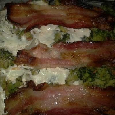 Bacon-ös rakott brokkoli