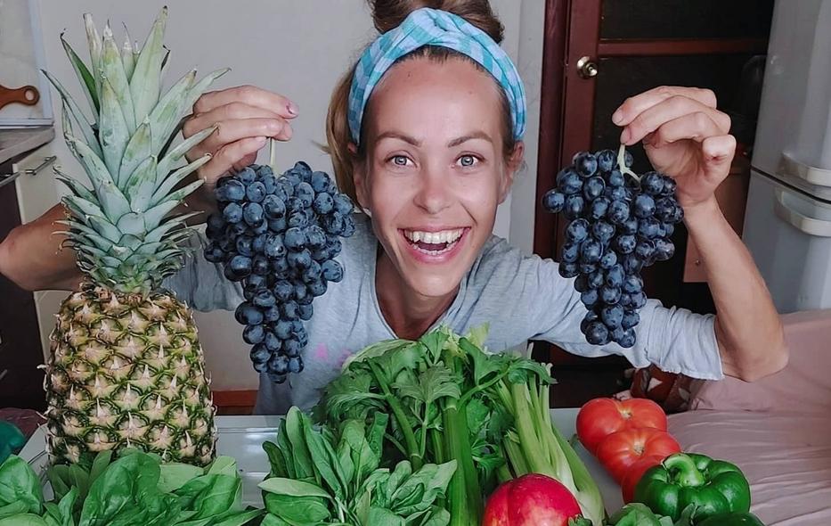 Zsanna körülbelül egy évtizede követett vegán étrendet, és mind egyoldalúbb lett a táplálkozása / fotó:  Instagram