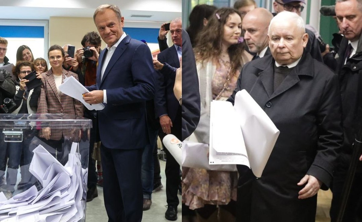 Donald Tusk i Jarosław Kaczyński