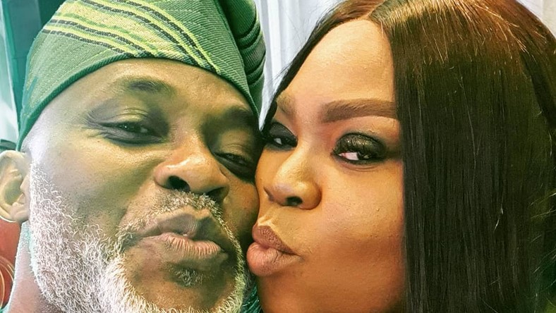 Nollywood icon, Richard Mofe-Damijo recently celebrated his nineteenth wedding anniversary with wife, Abike. [Instagram/MofeDamijo]