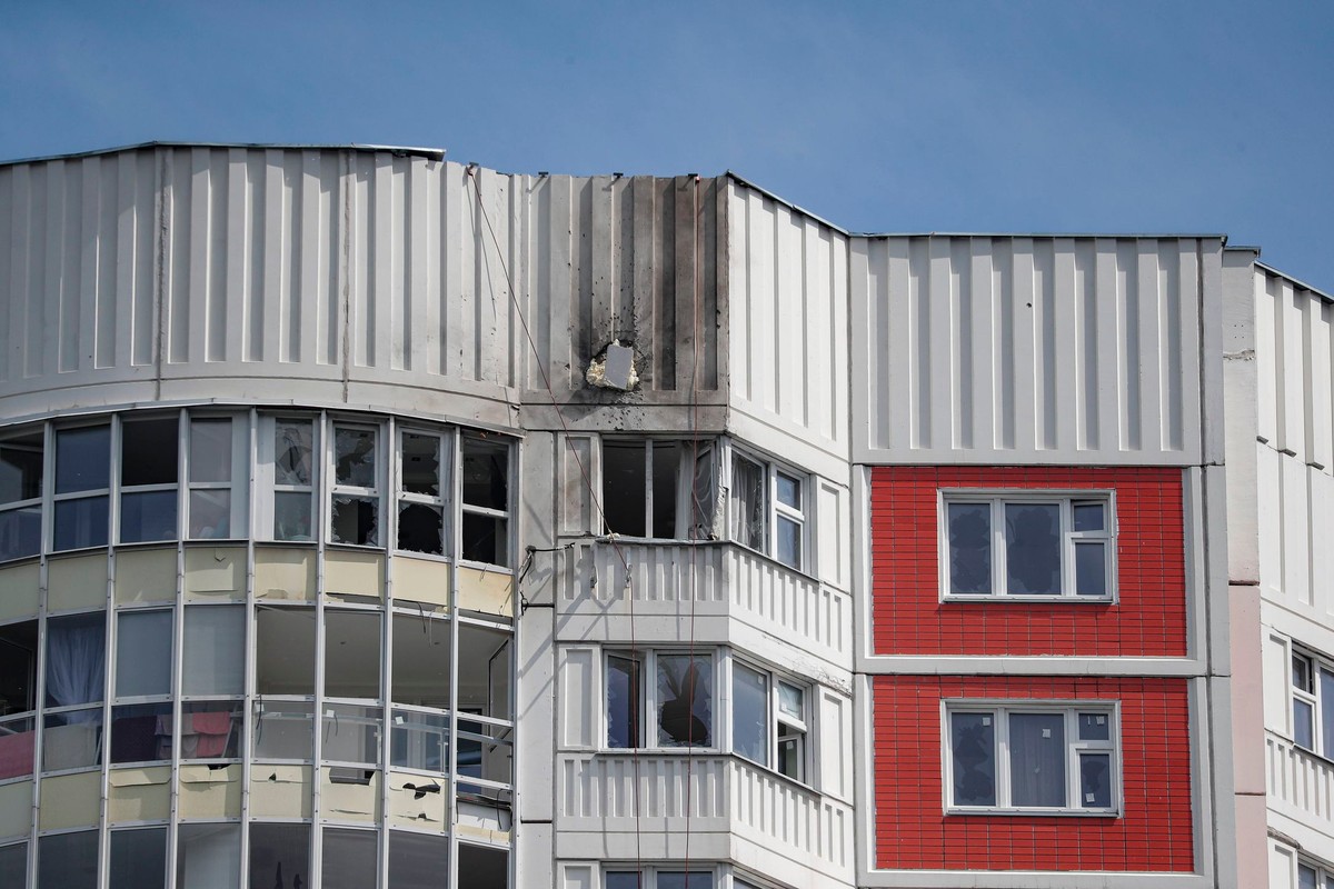 Rezultat ataku dronów na Moskwę