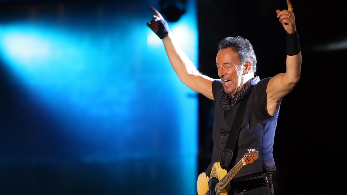 Americans Bruce Springsteen and The Estreet Band Performs Live At Rock In Rio 2016