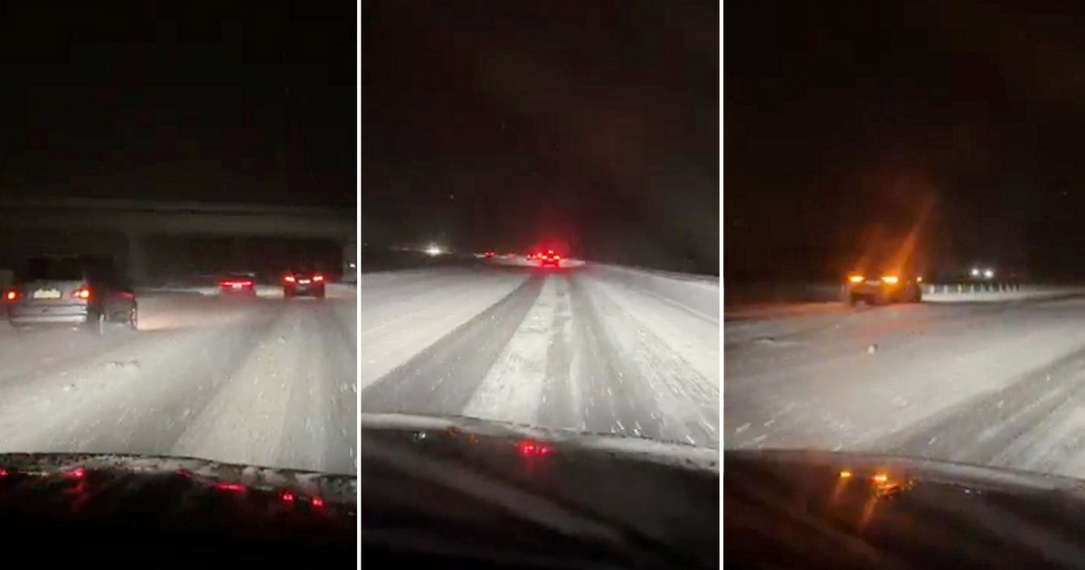 Pokazał, jak jechał z Olsztyna do Warszawy. Szok. "100 km i żadnego pługa"