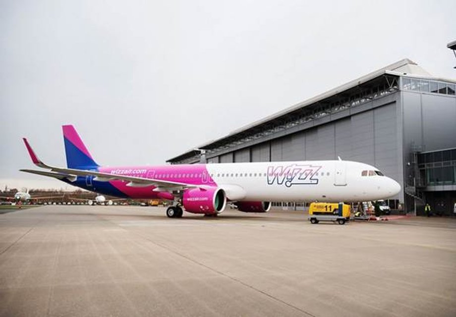 Pierwszy Airbus A321neo dla linii lotniczych Wizz Air