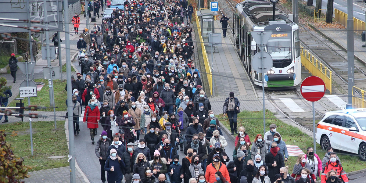 Manifestacja w Szczecinie