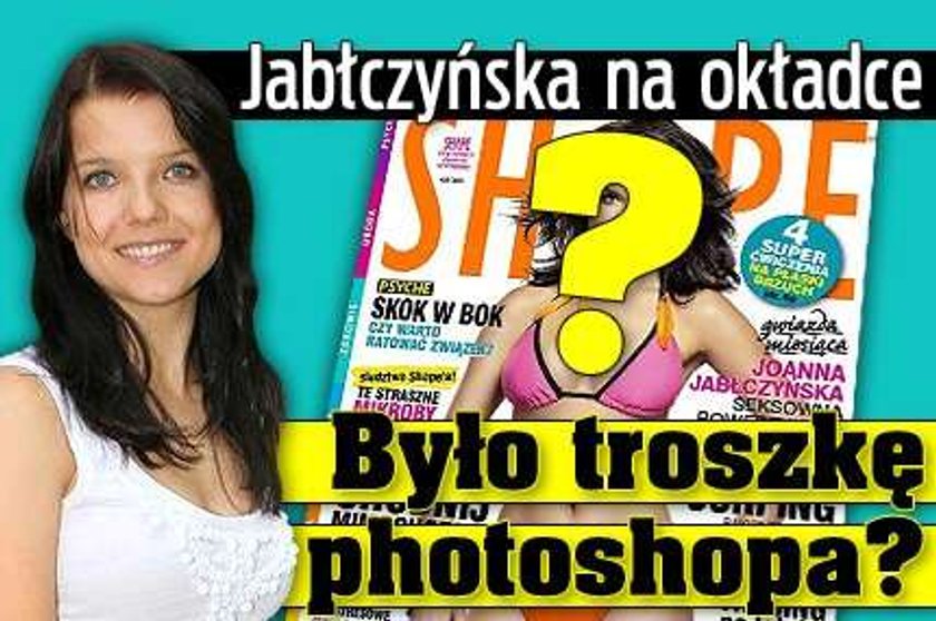 Jabłczyńska na okładce. Było troszkę photoshopa?