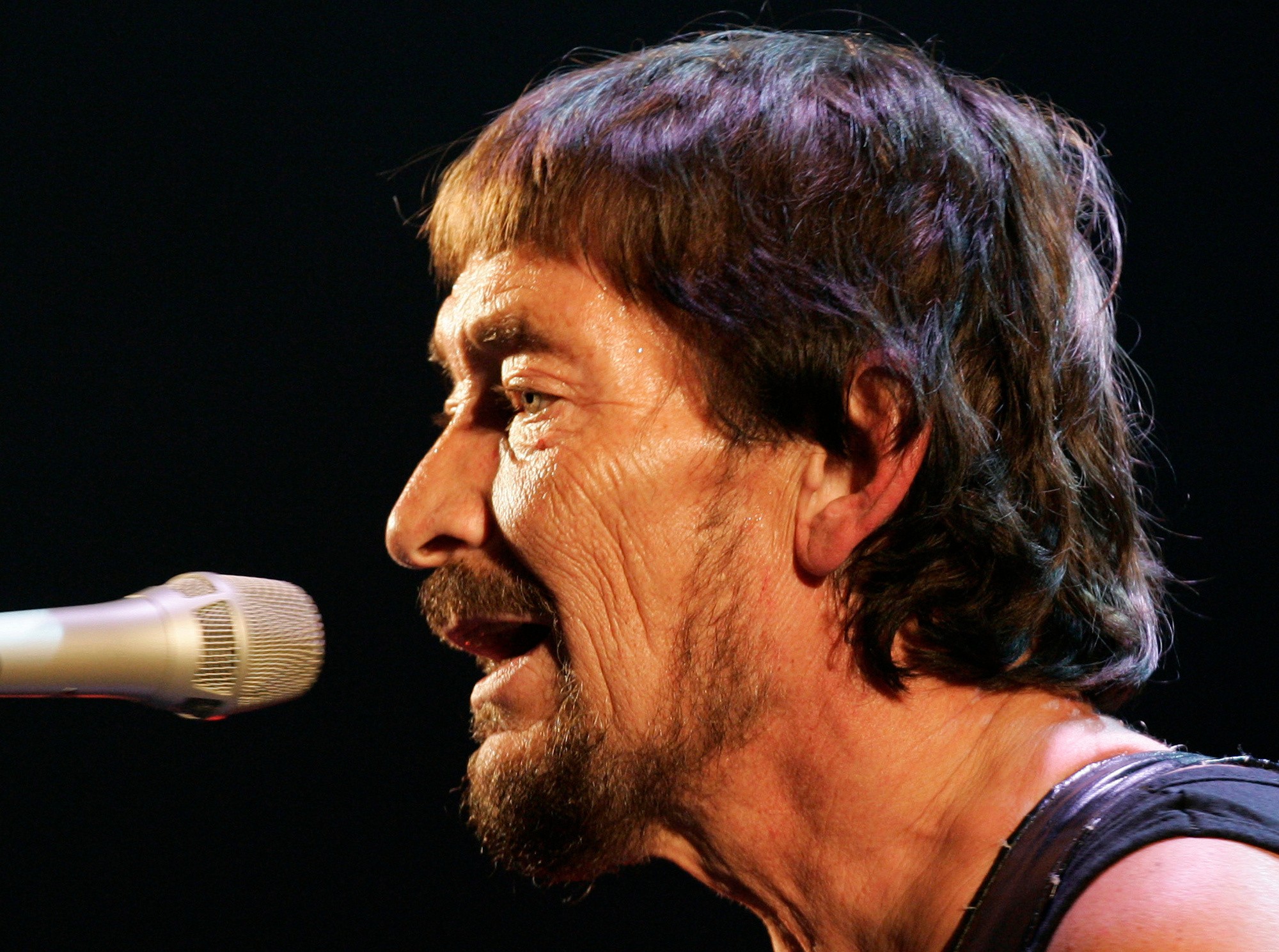 Spevák Chris Rea. 