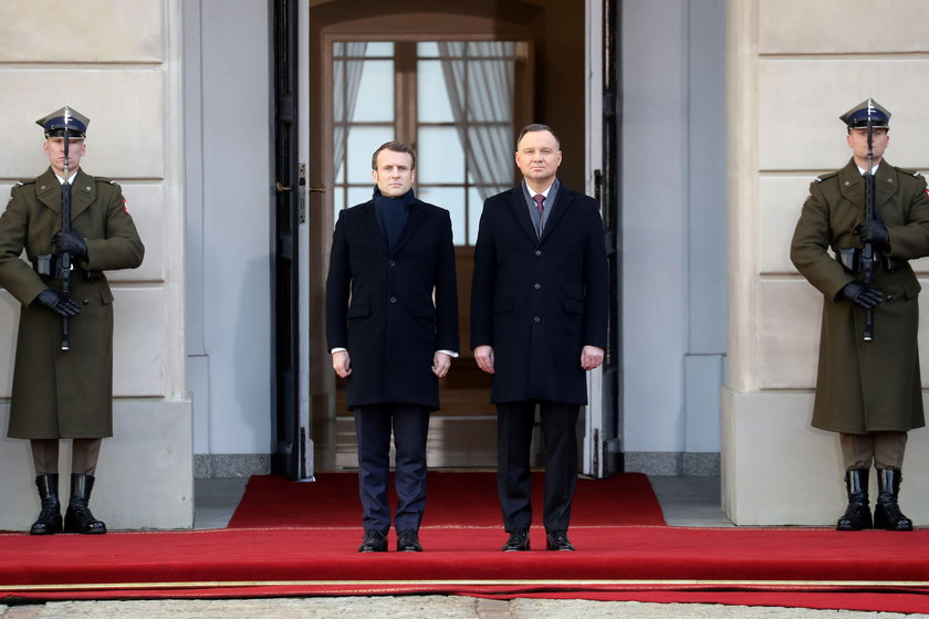 Emmanuel Macron w Polsce. Rozpoczęła się wizyta prezydenta Francji