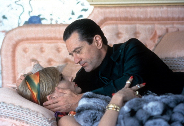Sharon Stone i Robert De Niro na planie filmu "Kasyno"