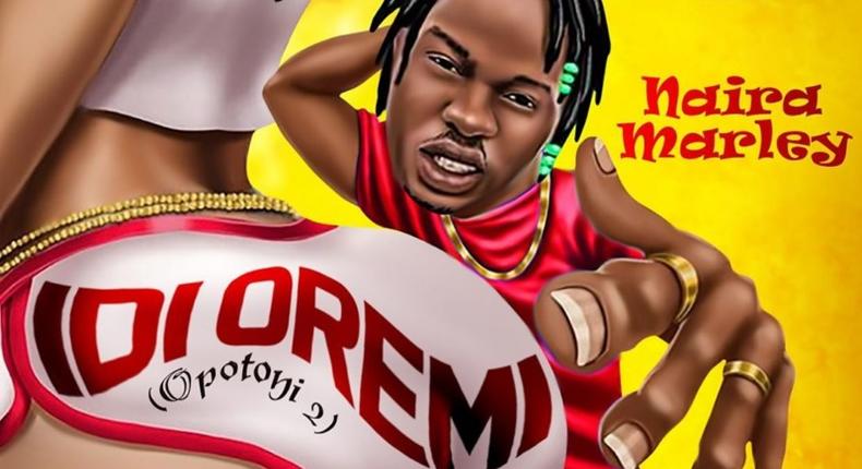 Naira Marley returns to the life of vulgarity on new single, 'Idi Oremi (Opotoyi2).' (Marlian)