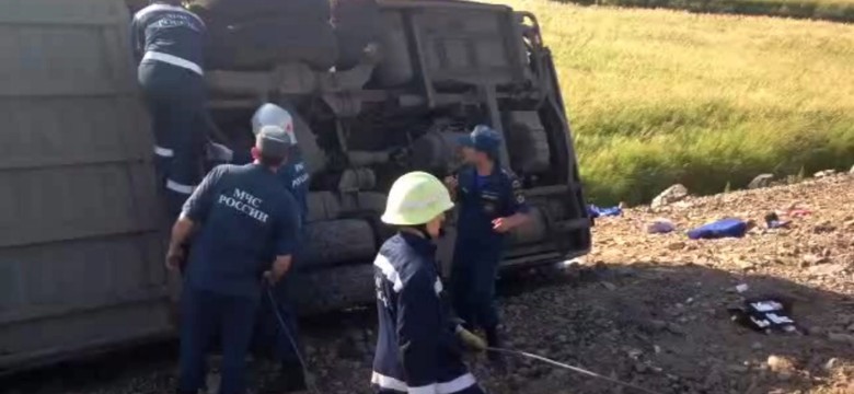 Zderzenie autobusów w Rosji. Zginęło co najmniej 16 osób