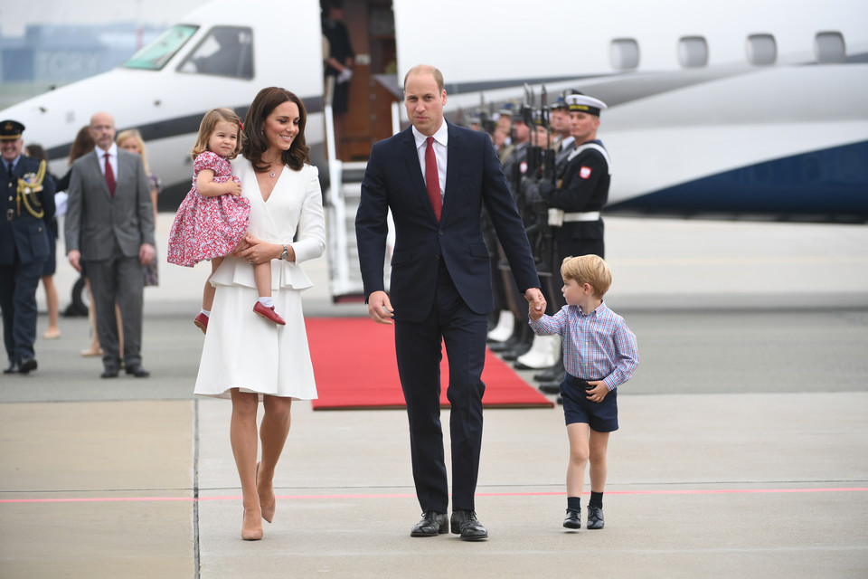 Książę William i księżna Kate w Warszawie