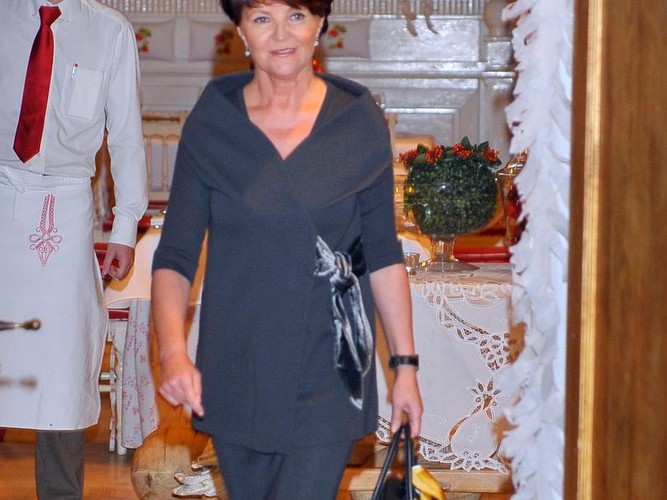 Jolanta Kwaśniewska z torebką-legendą: Birkin Bag