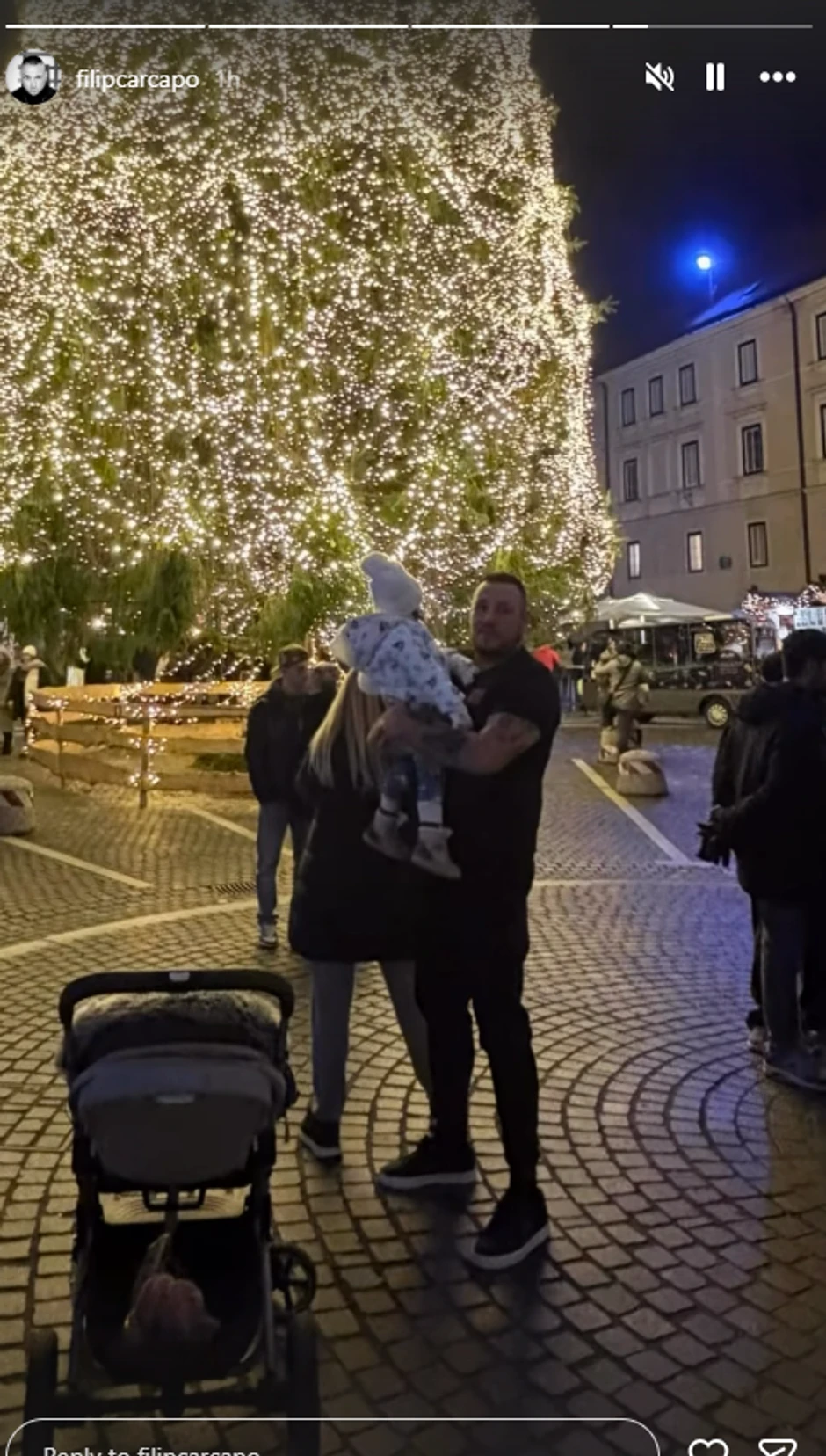 Filip Car sa ćerkom u Sloveniji