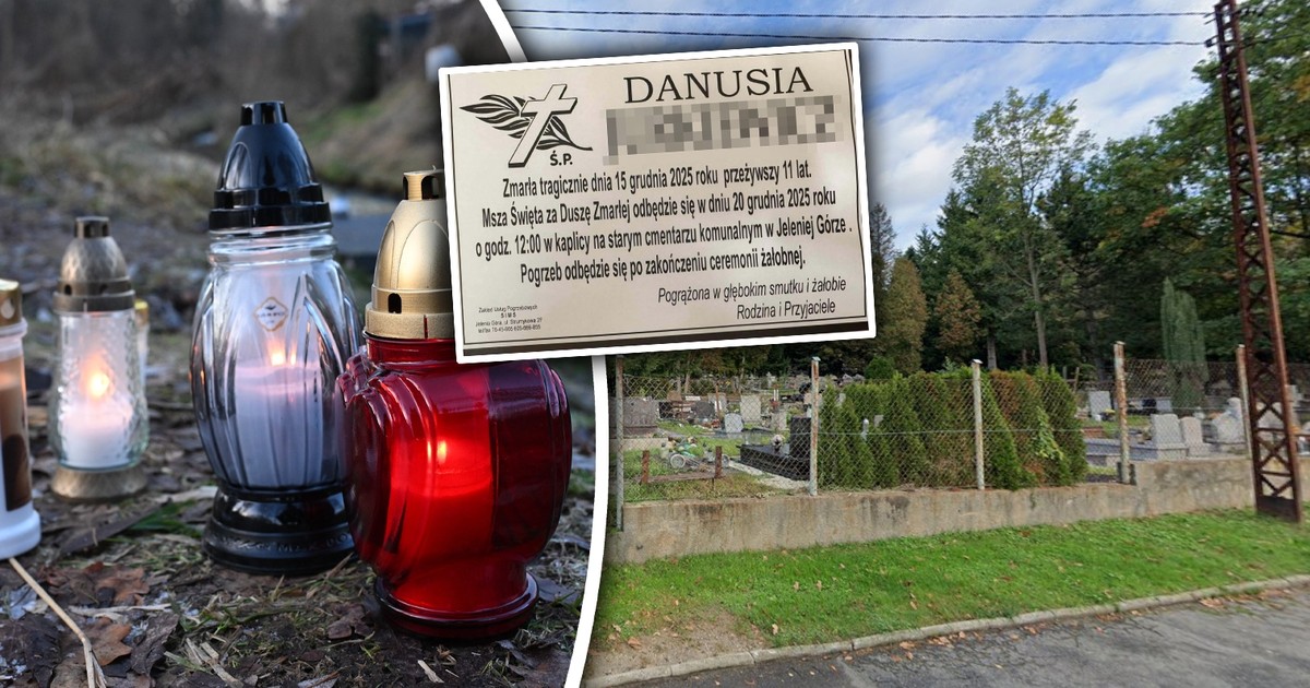 Ostatnia droga 11-letniej Danusi. Prezydent Jeleniej Góry przekazał prośbę od rodziny