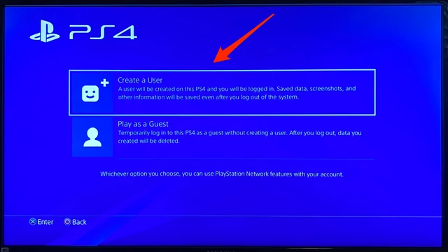 How to add an account on your PS4 from the login screen, instead of playing  as a guest user | Business Insider Africa