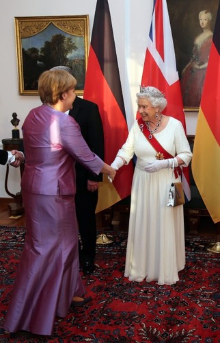 Angela Merkel; Królowa Elżbieta II