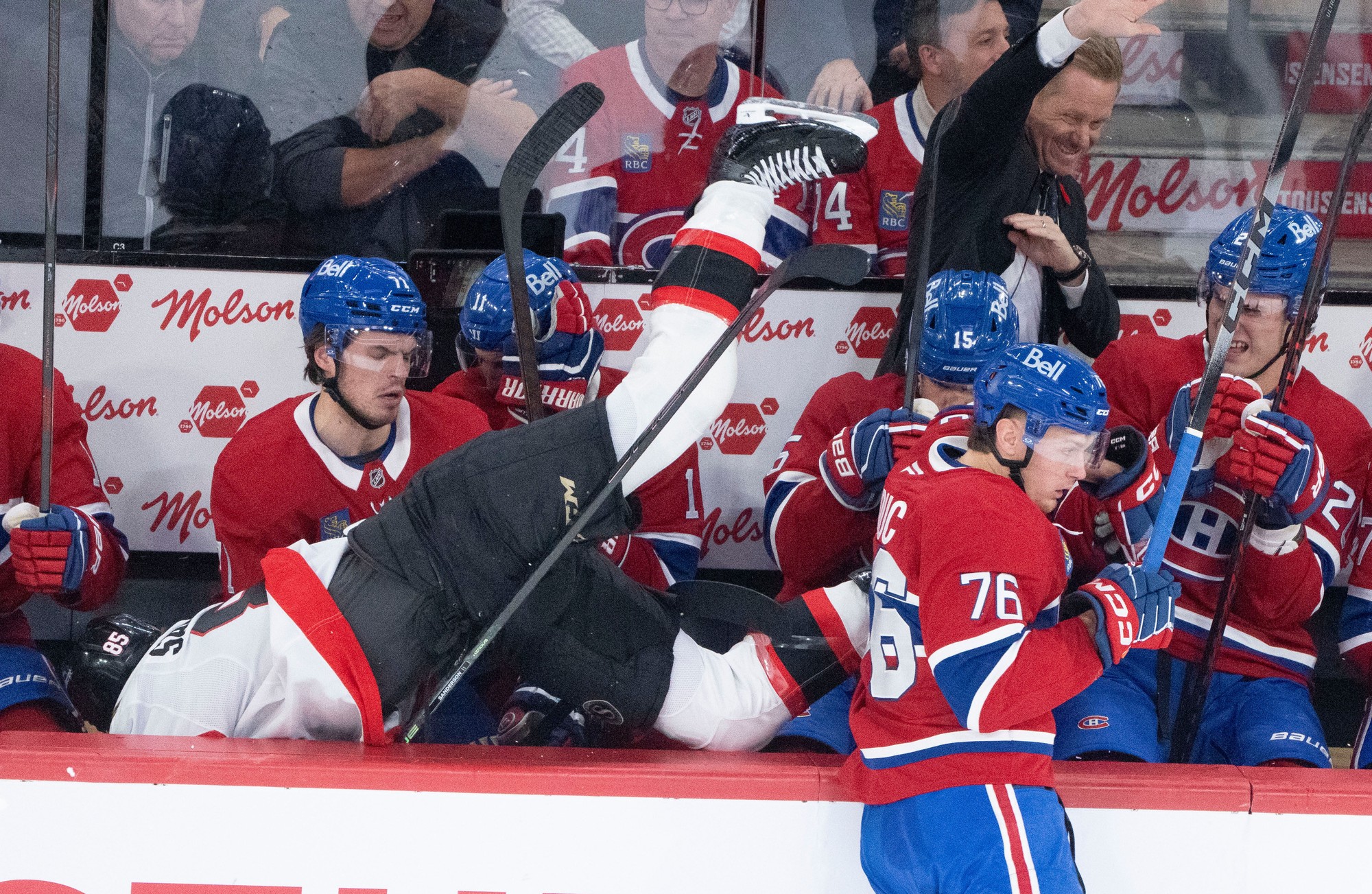 Zápas NHL: Montreal Canadiens - Ottawa Senators. 