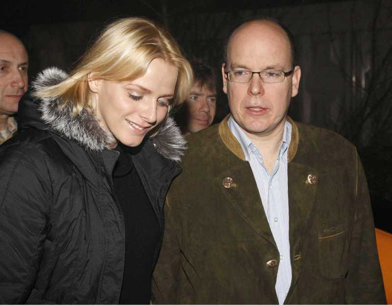 Książę Albert II i Charlene Wittstock