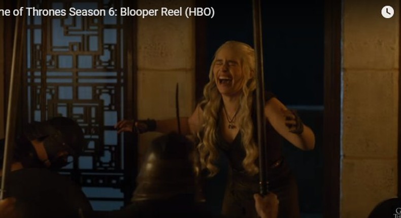 Emilia Clarke Blooper Reel 