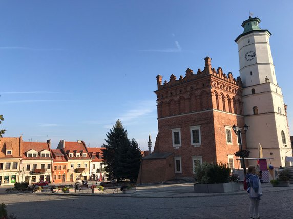 Rynek i ratusz w Sandomierzu