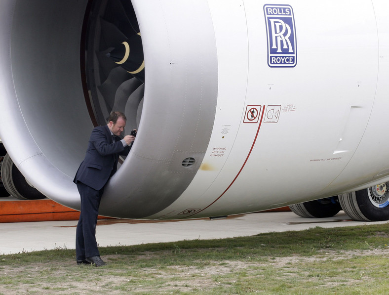 Powodem przerwania testu Dreamlinera był skok mocy w silniku Rolls-Royce'a