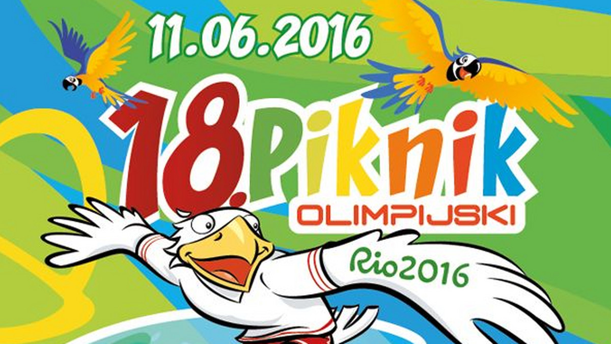 Na 55 dni przed rozpoczęciem Igrzysk XXXI Olimpiady w Rio de Janeiro, 11 czerwca w warszawskim Parku Kępa Potocka odbędzie się 18. już Piknik Olimpijski. Tym razem imprezie towarzyszyć będą brazylijskie rytmy samby.