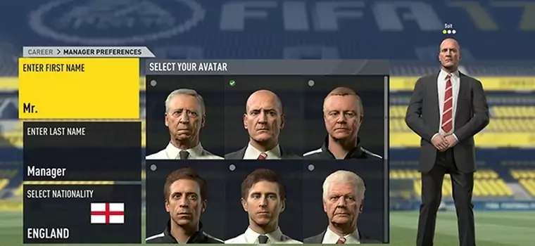 FIFA 17 - EA Sports prezentuje nowe funkcje w trybie kariery