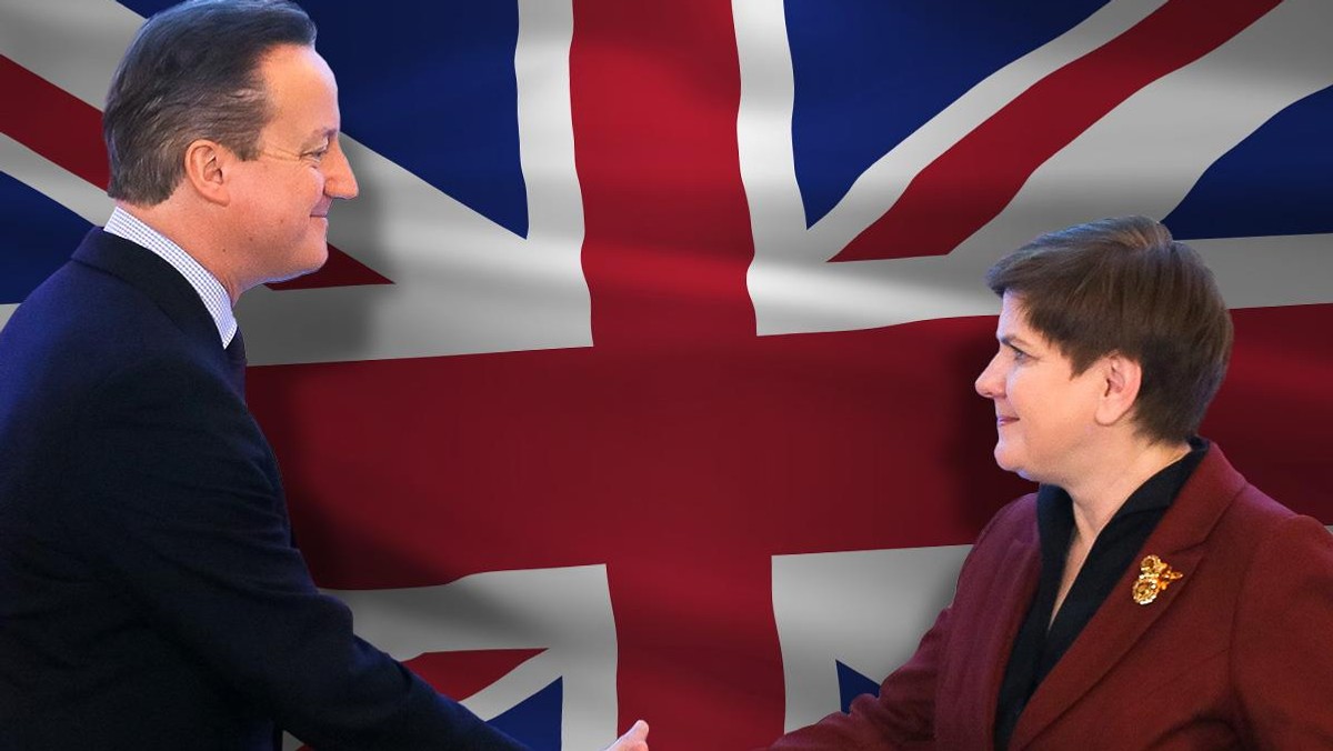 Beata Szydło David Cameron