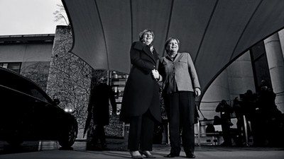 Angela Merkel and Theresa May