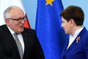 Timmermans: TK to wewnętrzny problem Polski 