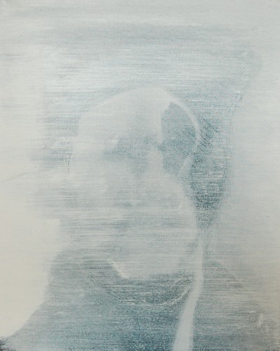 'Szkice do portretu 22', Cezary Bednarczyk, olej na płótnie, 50x40 cm