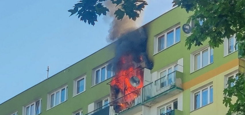 Tragedia w Łodzi. Sześć osób poszkodowanych, jedna nie żyje. Śmierć dopadła ją na balkonie