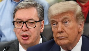 Aleksandar Vučić i Tramp