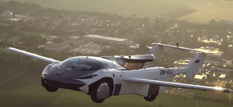 Przyszłość nadleciała. Słowacki AirCar napędzany silnikiem BMW zaliczył 35-minutowy lot 