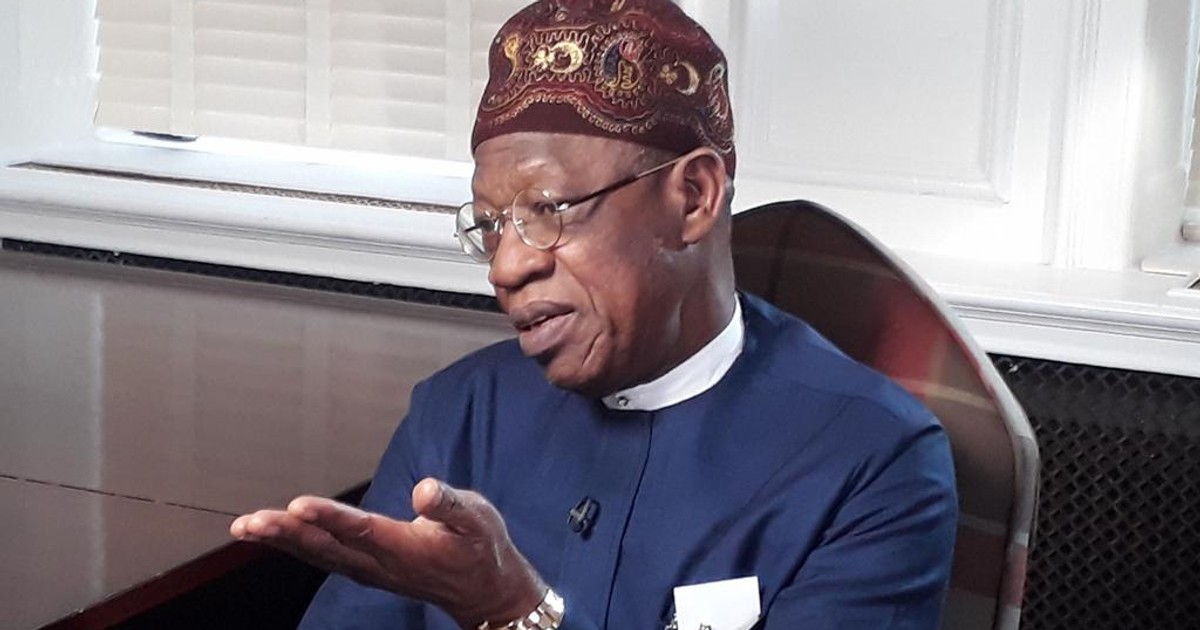 Lai Mohammed says Buhari is doing well with dwindling revenues [ARTICLE] -  Pulse Nigeria