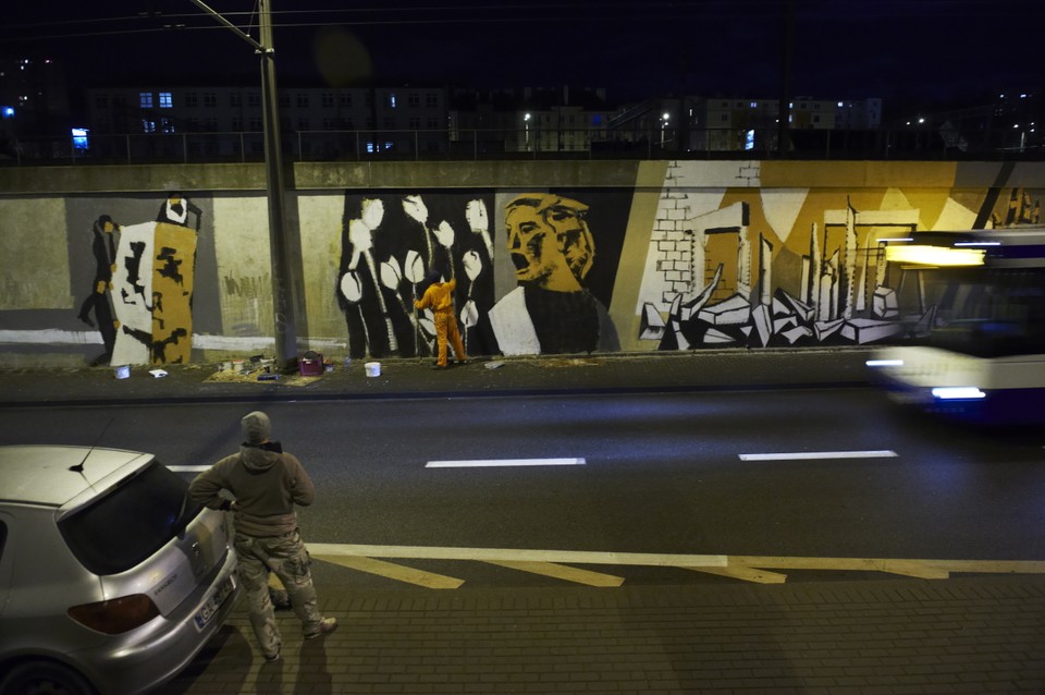 GDYNIA MURAL GRUDNIEŃ'70