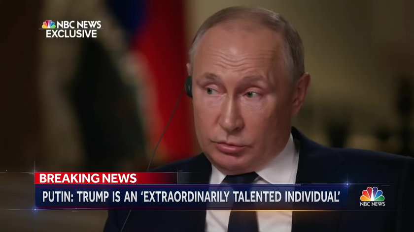 Prezydent Rosji Władimir Putin udzielił wywiadu dla NBC