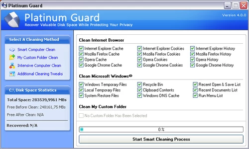 Platinum Guard 4.0.0 po pobraniu musi być zainstalowany oraz zarejestrowany w trakcie trwania oferty