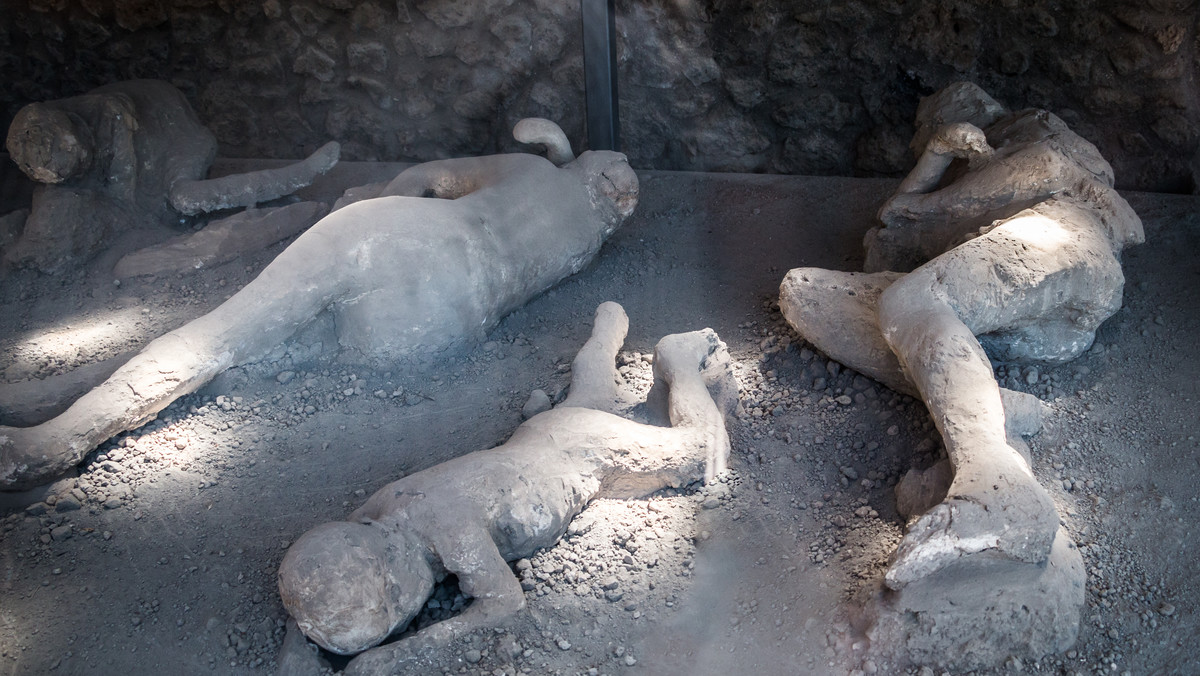 Pogrzebała ich lawa i ruiny budynków. Naukowcy przebadali DNA ofiar z Pompejów
