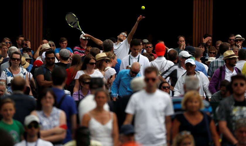 Horror Janowicza w pierwszym meczu Wimbledonu