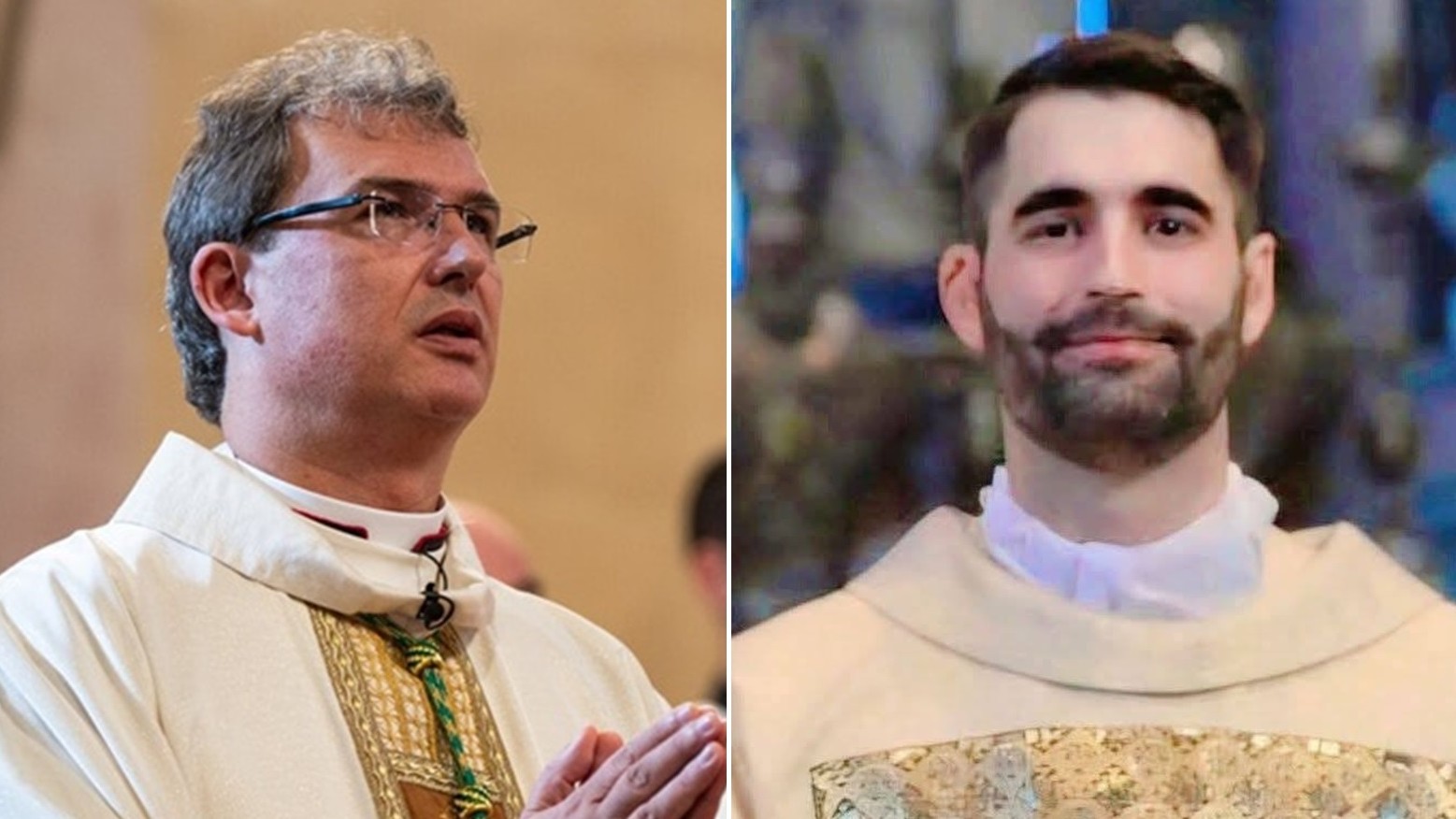Spišský biskup František Trstenský a kňaz Matteo Balzano († 35).