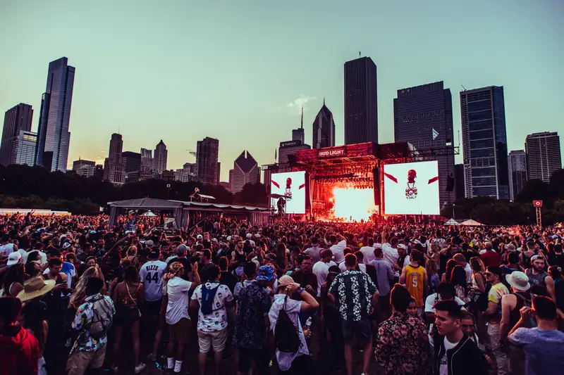 Festiwalowicze na Lollapalooza 2017