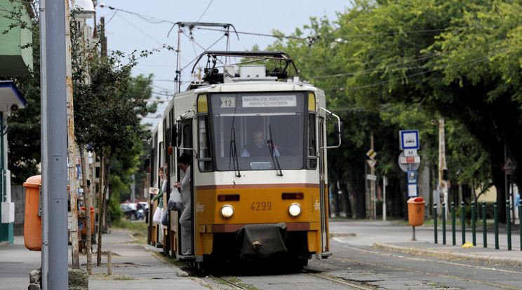 Figyelem: megváltozik a 12-es és 14-es villamos közlekedése/ MTI /Földi Imre