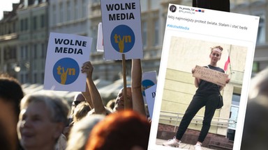 Najmniejszy protest w obronie wolnych mediów. Stała sama w Rypinie