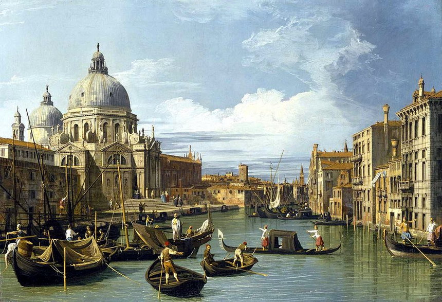 Wenecja w czasach Casanovy na obrazie Canaletta