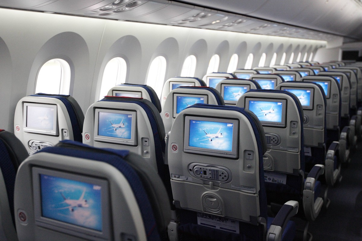 Kabina pasażerska Dreamlinera