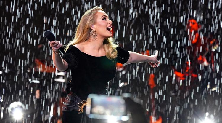 Adele gyönyörű volt a koncerten Fotó. Getty Images