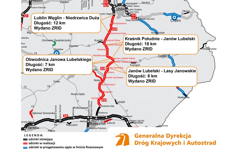 Ruszyły prace na pierwszym z sześciu odcinków S19 na terenie województwa lubelskiego