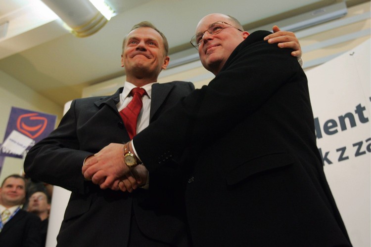 Donald Tusk i Jan Rokita